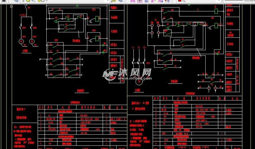 常用電氣消防各系統電機控制接線圖