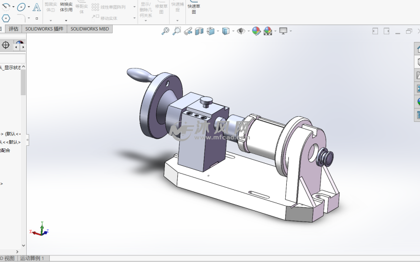 铣床夹具3d设计图