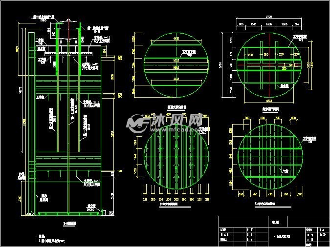 直径6m ic厌氧反应器加工图- 环保图纸 - 沐风网