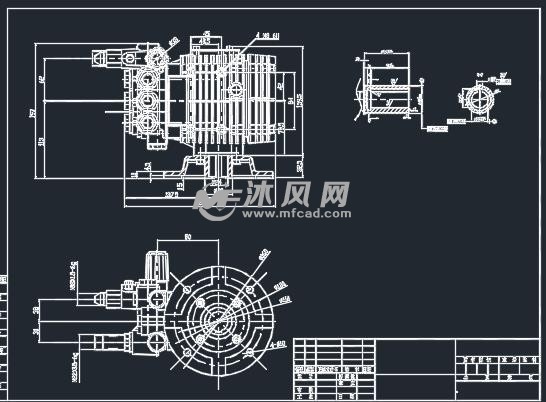 三缸柱塞泵模型