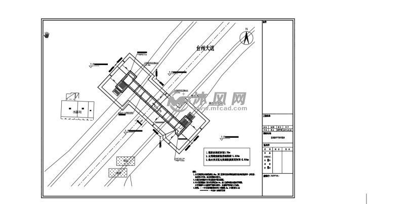 1-基坑圍護平面圖