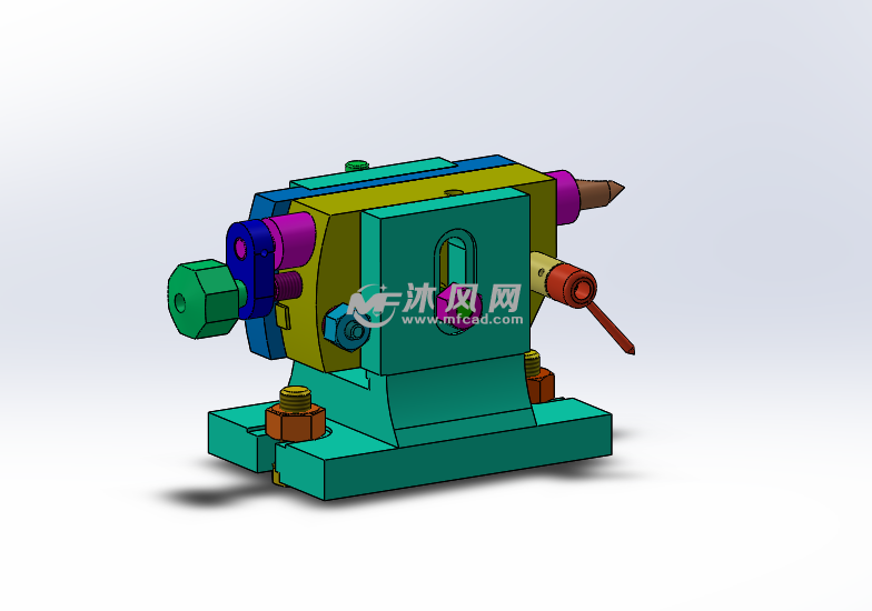 顶尖座装配图截图