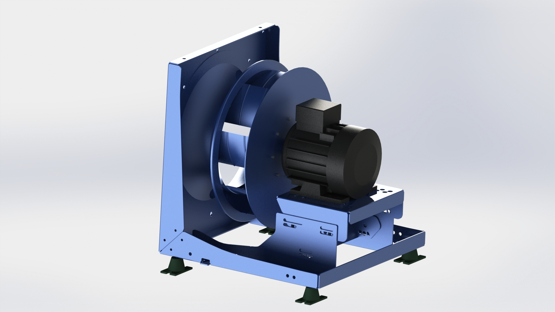 无蜗壳风机工艺品设计