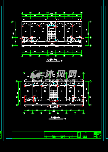 某公司宿舍樓水電安裝工程設計- 設計方案圖紙 - 沐風網