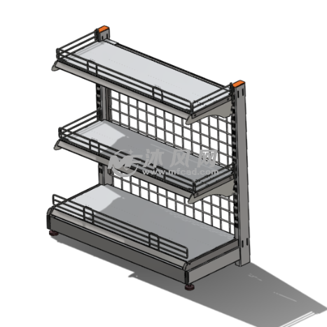 钣金货架三维模型