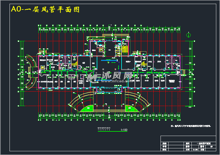 6层医院大楼空调工程设计- 设计方案图纸 - 沐风网