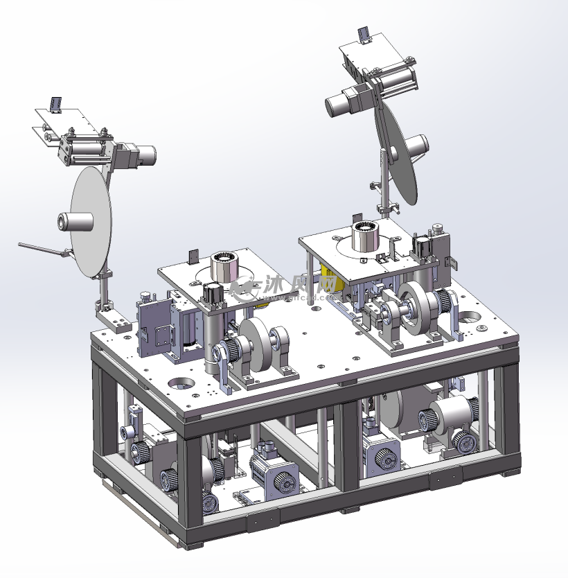 电机定子槽纸机加折边 - 通用设备图纸 - 沐风网