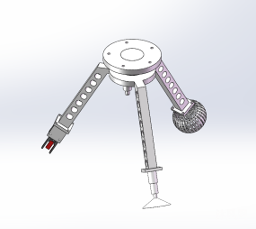 机械手工具三爪示意结构图纸合集的封面图