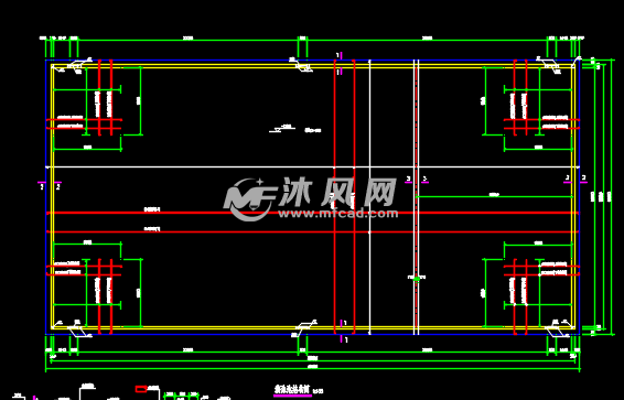 某地区标准室外游泳池结构设计施工图