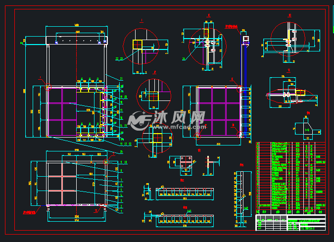 24x18x14高温箱式电阻炉图纸