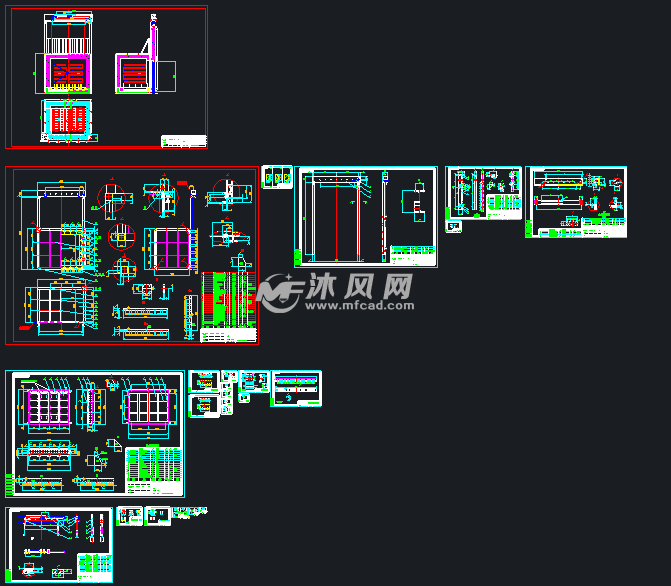 24x18x14高温箱式电阻炉图纸