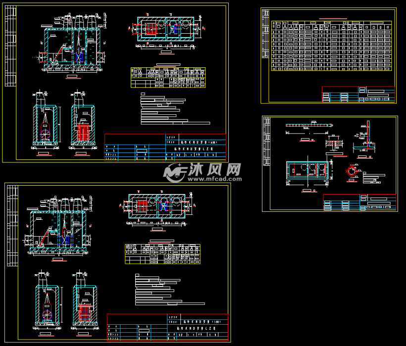 格栅闸阀检查井图