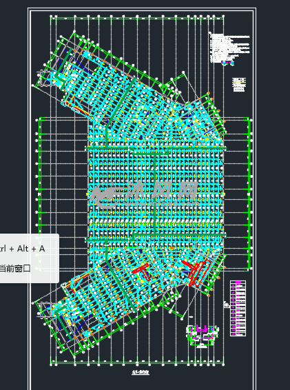 9层地下2层框架结构无人机基地结构施