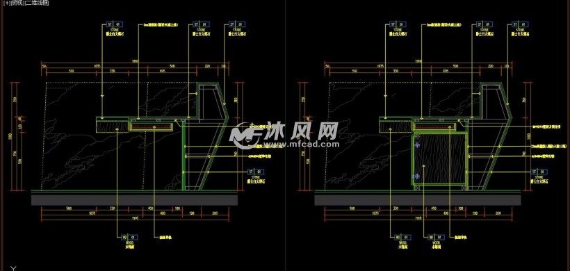 接待臺前大樣