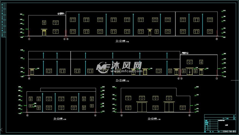车间立面图