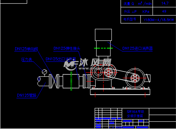 带联安装示意图