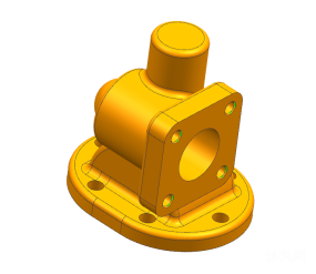 快速阀盖零件铣夹具三维图纸图纸合集的封面图