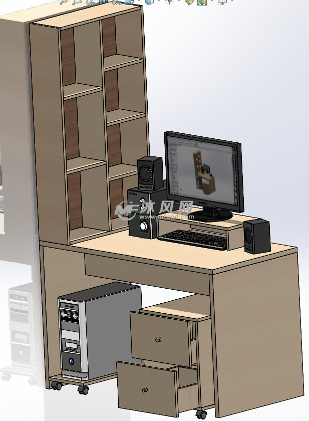 电脑桌办公桌sw