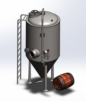 啤酒发酵罐图纸合集的封面图