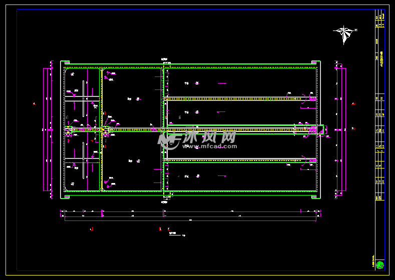 aao工艺施工套图,包含平面图,剖面图,空气管线系统图,设备材料清单.