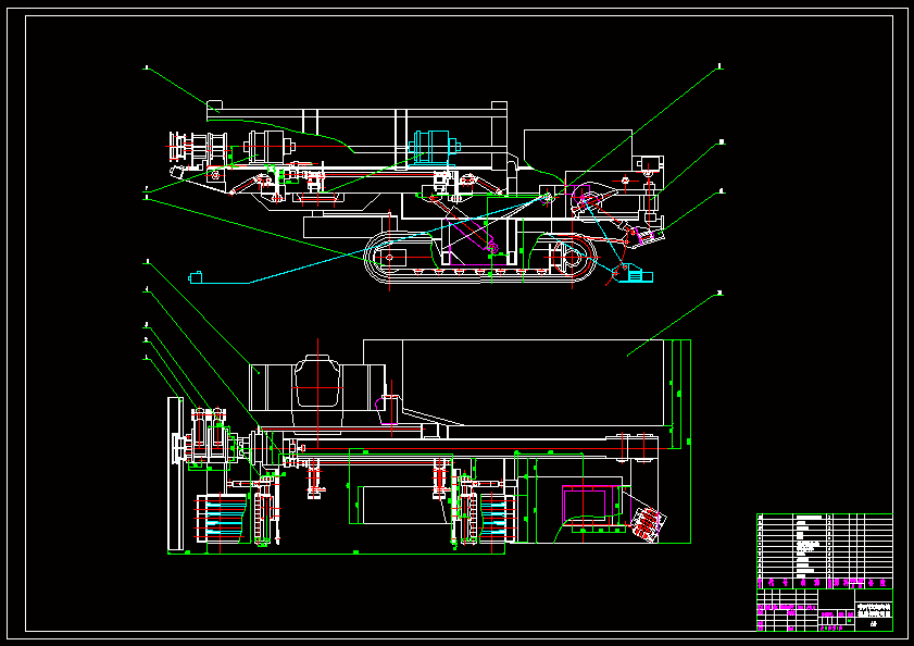定向钻机装配图