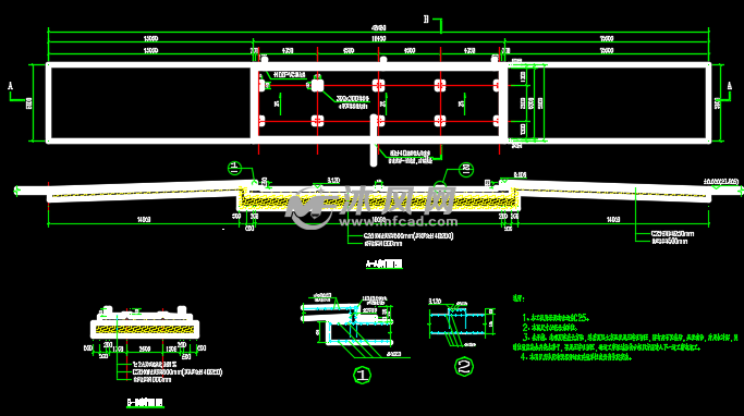 四套地磅基础构造cad详图- 结构图纸 - 沐风网