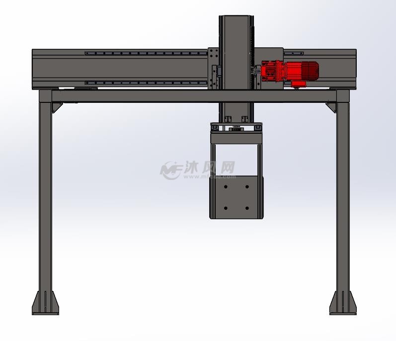 移栽龙门机械手 - 机器人模型图纸 - 沐风网