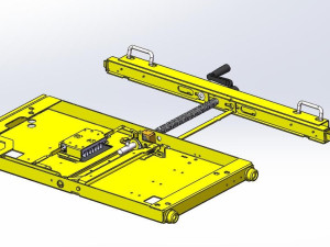 户内真空断路器配套使用的底盘车
