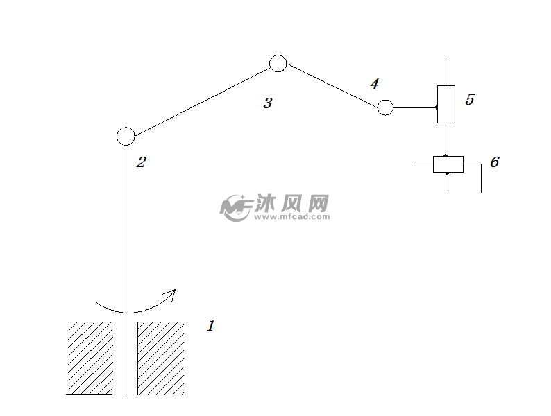 工业机械臂结构简图