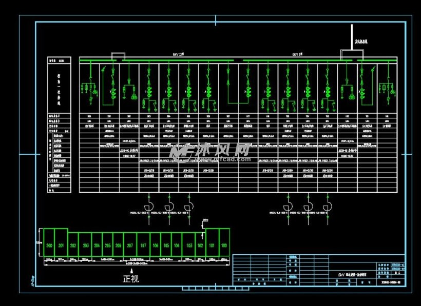 石化厂高低压电气系统图- 电气工程图纸 - 沐风网