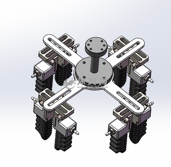 四爪离心柔性夹爪