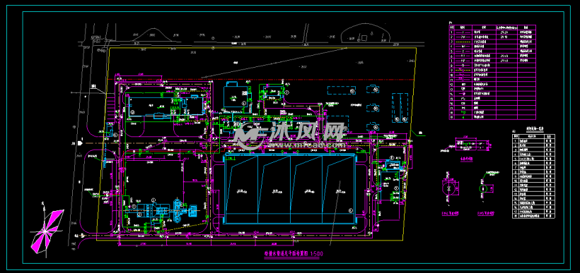 某化工厂管线设计cad图纸完整