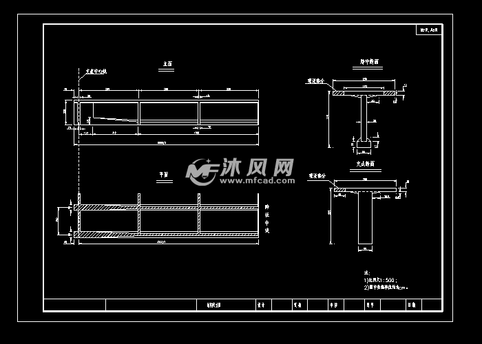 某河1號預應力混凝土簡支梁橋設計