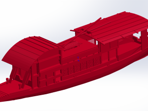 南湖红船三维模型 - 玩具公仔图纸 - 沐风网