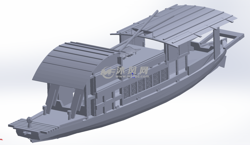 南湖红船设计图 - 玩具公仔图纸 - 沐风网
