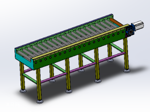 滚筒式传送带模型