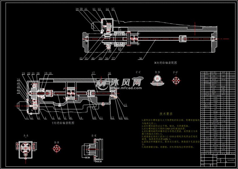 x-y向裝配圖-a0主軸箱剖視圖-a1圖紙參數圖紙id: 1021934圖紙格式:dwg