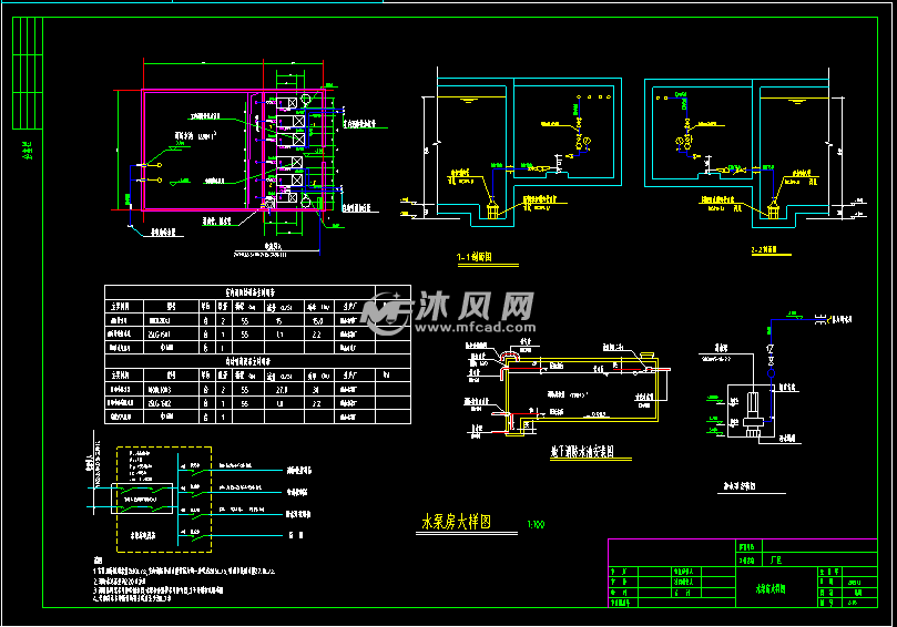 水泵房大样图