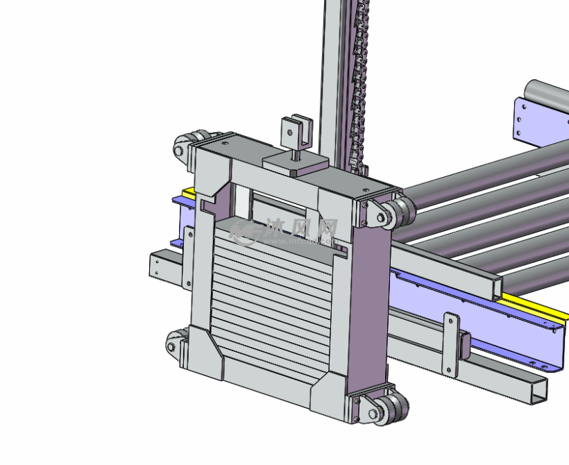 悬臂升降配重结构设计