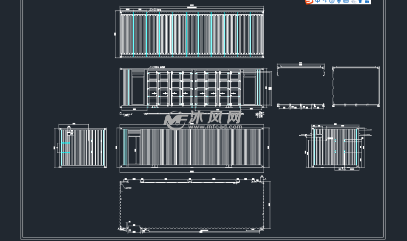 侧开门集装箱设计