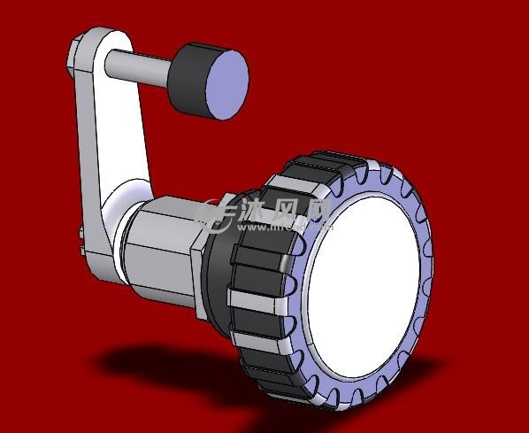 1可调螺栓旋转夹紧闩锁 - 紧固件/连接件图纸 - 沐风网
