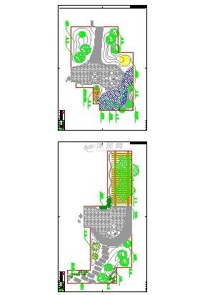 屋顶花园景观设计图 建筑规划图图纸 沐风网