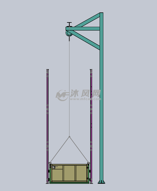 垂直升降吊装机构