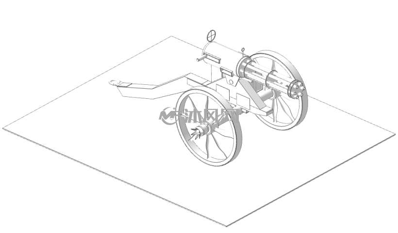 精品大炮玩具摆件模型