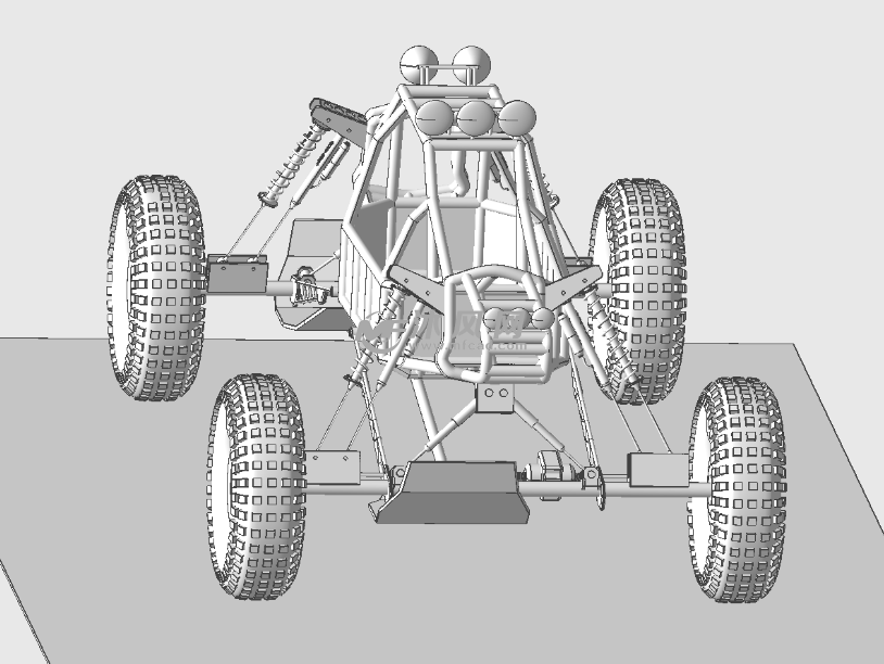 沙灘越野車結構模型