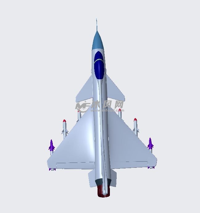 歼十飞机俯视图