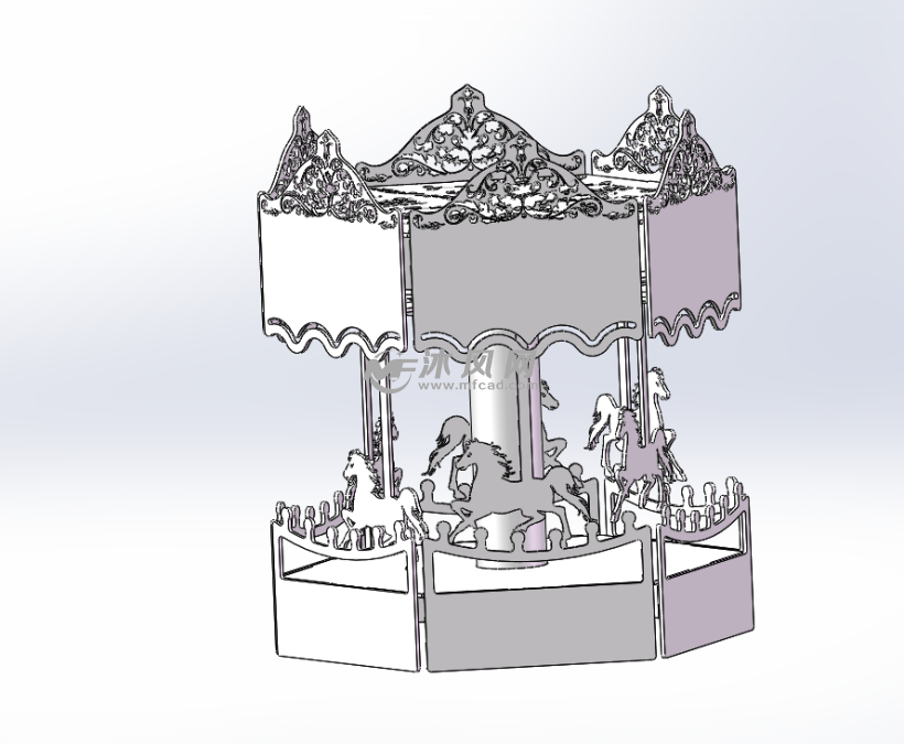 旋转木马装配体