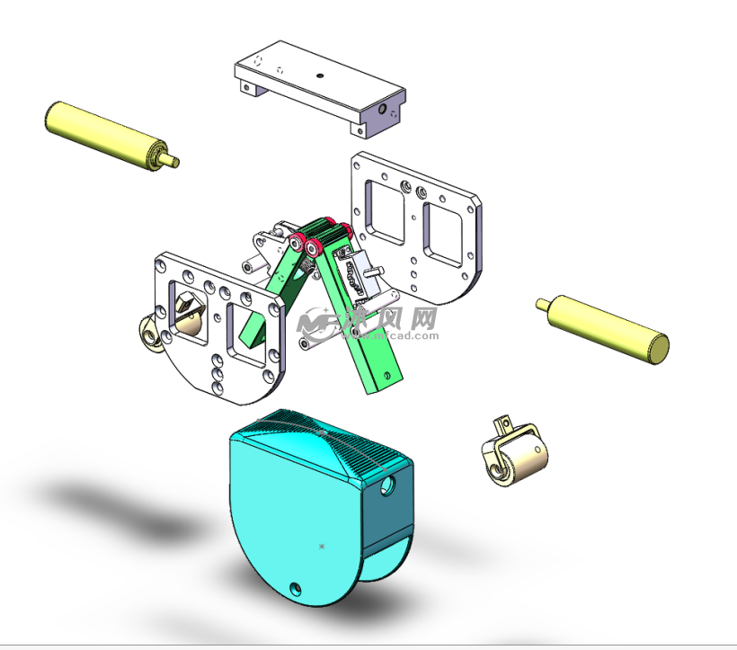 按摩器模型三维二维