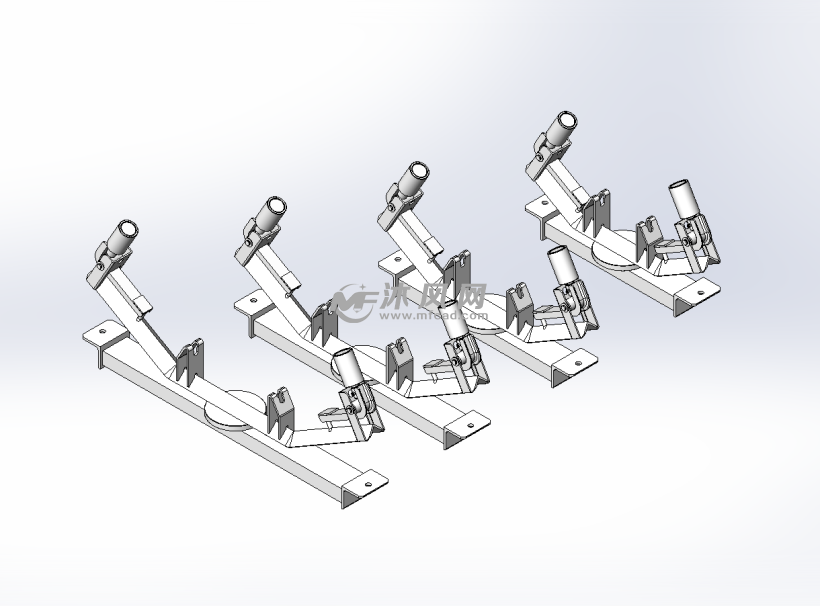 4款小型滚轮架装置