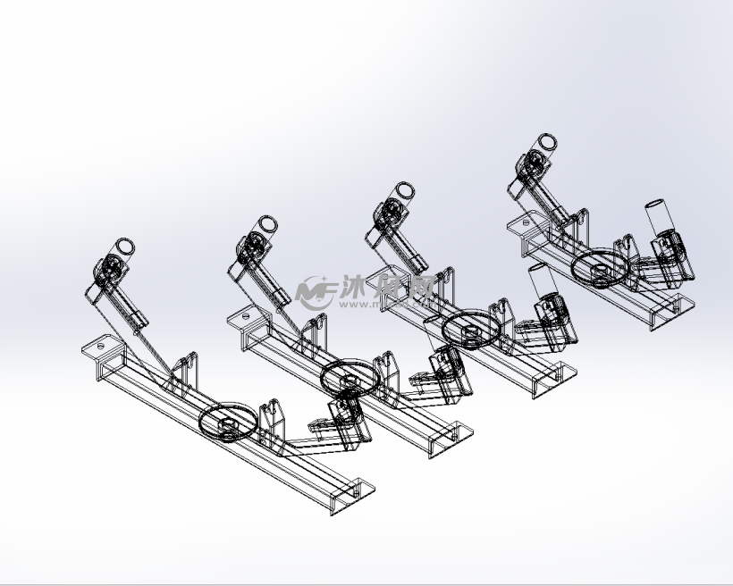 4款小型滚轮架装置